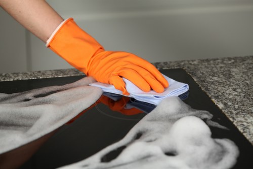 Carpet cleaning in a Belgravia home interior