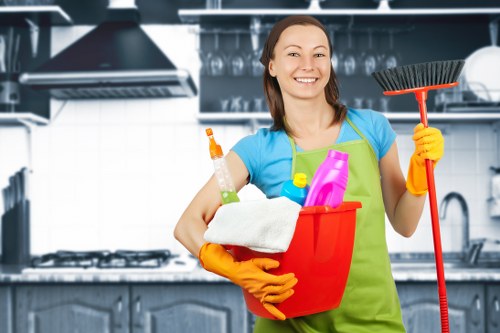 Professional steam cleaning for curtains in a modern home