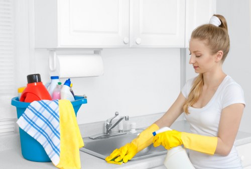 Scheduled commercial carpet cleaning for office flooring